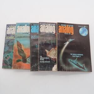 Vintage 1971 Analog Science Fiction Magazine Lot - Lot #7